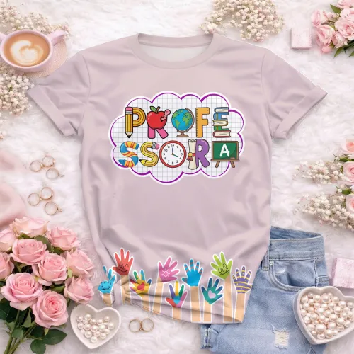 Camiseta para Professoras | Doces Desenhos