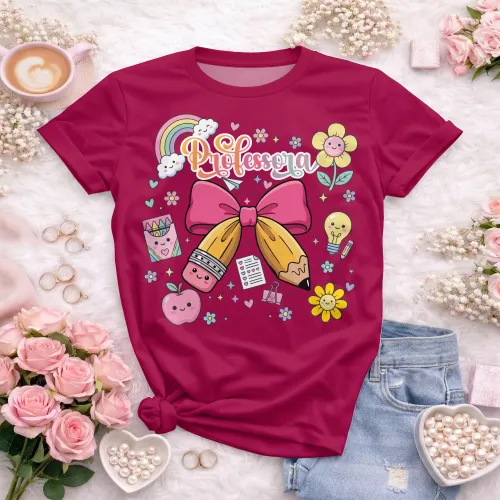 Camiseta para Professoras | Doces Desenhos