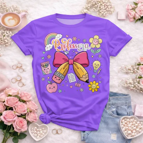 Camiseta para Professoras | Doces Desenhos