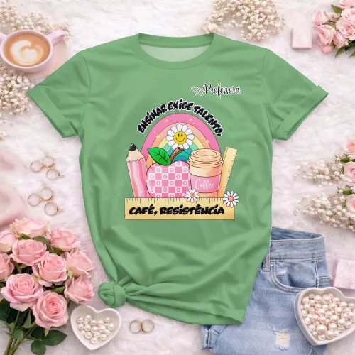 Camiseta Professora – Estampa Autoral e Divertida
