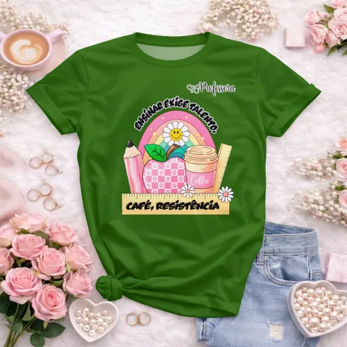 Camiseta Professora – Estampa Autoral e Divertida
