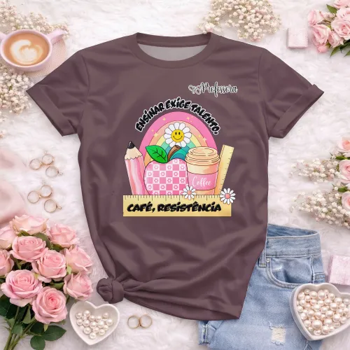 Camiseta Professora – Estampa Autoral e Divertida
