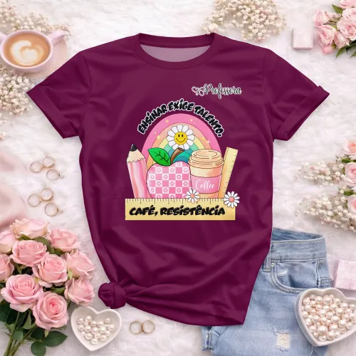 Camiseta Professora – Estampa Autoral e Divertida
