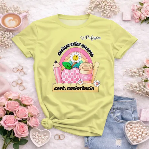 Camiseta Professora – Estampa Autoral e Divertida
