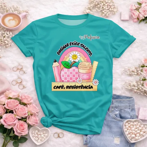 Camiseta Professora – Estampa Autoral e Divertida
