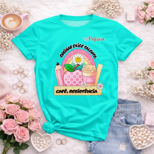 Camiseta Professora – Estampa Autoral e Divertida
