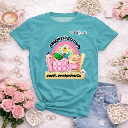 Camiseta Professora – Estampa Autoral e Divertida

