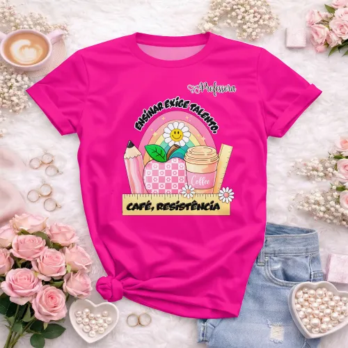 Camiseta Professora – Estampa Autoral e Divertida
