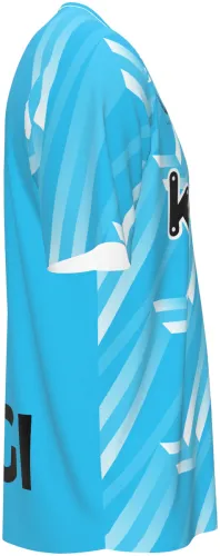 Camisa terceiro uniforme do Athletic Club 2026 - 2027 azul-celeste com setas brancas, frente e costas