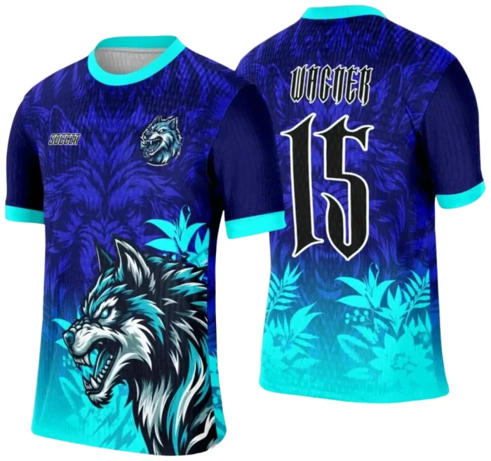 Design Camisa Interclasse Lobo Azul Pronto