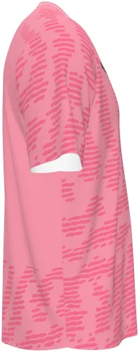 Camisa de goleiro de Portugal 2026 rosa-claro com tigrado tom sobre tom, frente e costas