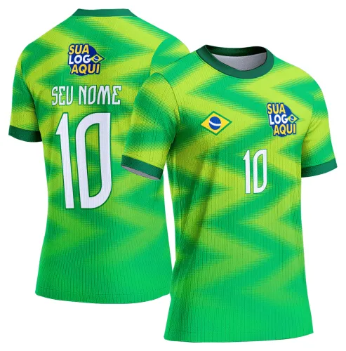 Estampa Brasil 2026 torcida futebol, perfeita para camisetas esportivas e peças personalizadas.