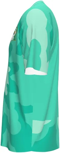 Camisa de goleiro da Costa do Marfim 2026 verde-menta com uma estrela grande, frente e costas