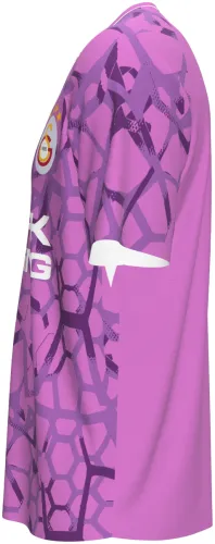 Camisa de goleiro do Galatasaray 2026 - 2027 lilás com mosaico tom sobre tom, frente e costas