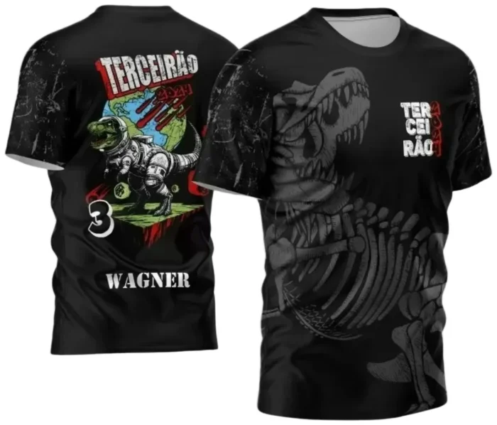Arte para Camisa Terceirão T-Rex