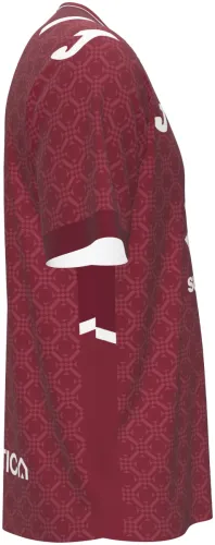 Camisa titular do Torino FC 2026 - 2027 grená com ornamento tom sobre tom, frente e costas