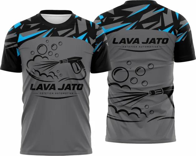 Camisa com logo no peito e estampa grande nas costas que traz design inspirado na cristalização automotiva, combinando estilo moderno e paixão por carros com detalhes marcantes e acabamento impactante.