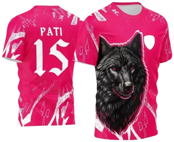 Estampa Lobo Criativa – Camiseta Interclasse 2025 Exclusiva