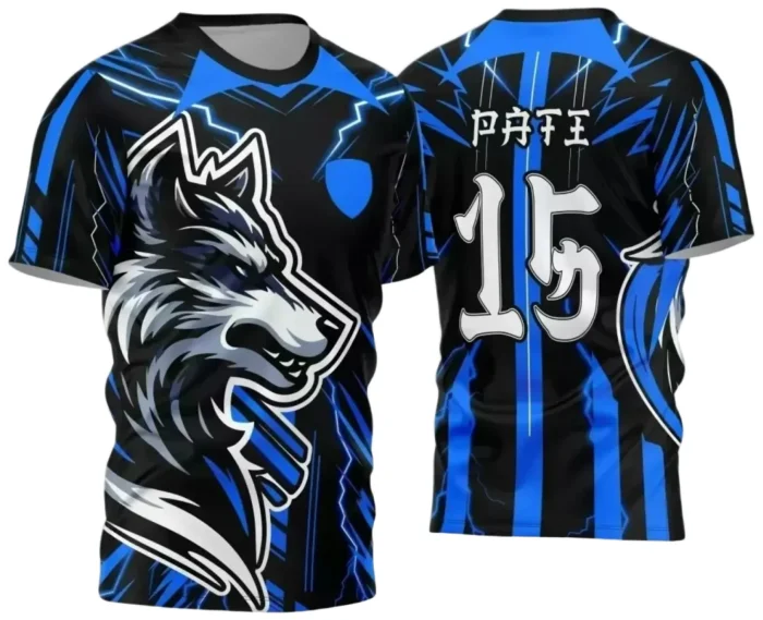 Estampa Lobo Criativa – Camiseta Interclasse 2025 Exclusiva