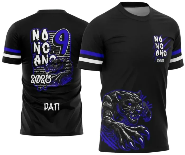 Estampa Pantera: Uniforme Escolar 9º Ano 2025