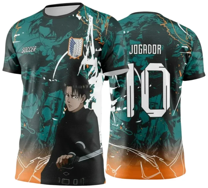Interclasse 2025: Arte de Camiseta Escolar com Estilo Anime