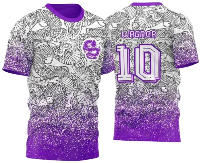 Interclasse 2025: Arte de Camiseta Escolar com Estilo Dragão