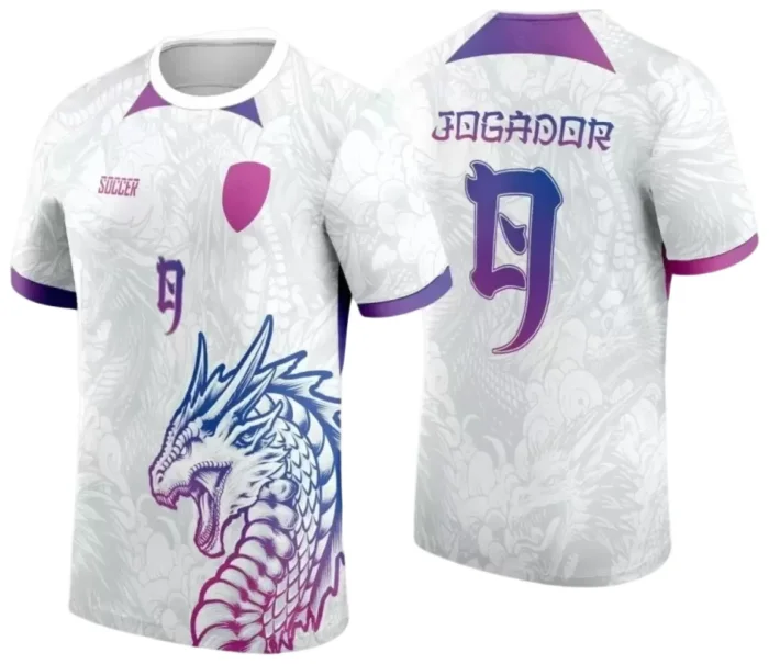 Interclasse 2025: Arte de Camiseta Escolar com Estilo Dragão