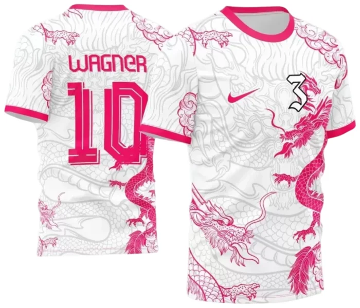 Interclasse 2025: Arte de Camiseta Escolar com Estilo Dragão