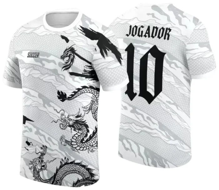 Interclasse 2025: Arte de Camiseta Escolar com Estilo Dragão