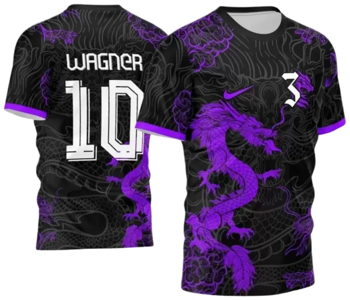 Interclasse 2025: Arte de Camiseta Escolar com Estilo Dragão