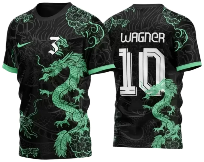 Interclasse 2025: Arte de Camiseta Escolar com Estilo Dragão