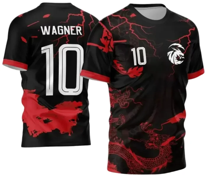 Interclasse 2025: Arte de Camiseta Escolar com Estilo Dragão