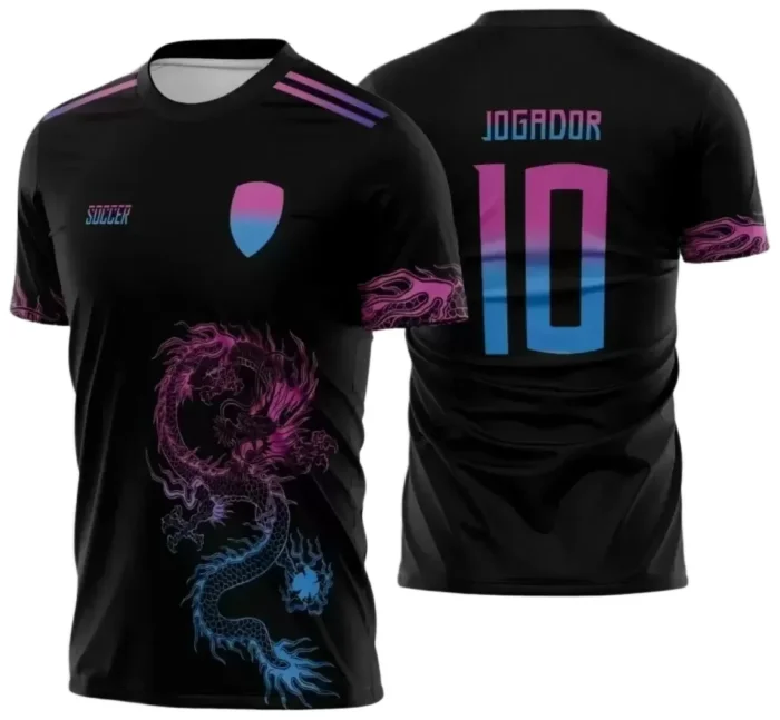 Interclasse 2025: Arte de Camiseta Escolar com Estilo Dragão