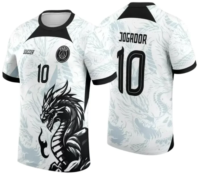 Interclasse 2025: Arte de Camiseta Escolar com Estilo Dragão