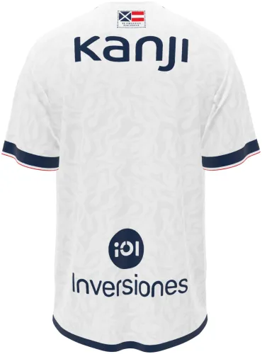 Camisa visitante do CA Independiente 2026 branca com arabesco tom sobre tom, frente e costas