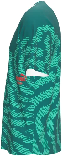 Camisa Portugal Salehe Bembury King 2026 verde com padrão orgânico, frente e costas
