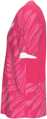 Camisa de goleiro da Nova Zelândia 2026 rosa com samambaias tom sobre tom, frente e costas