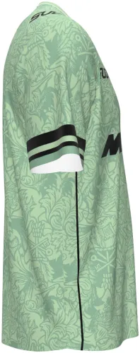 Camisa de goleiro do Wolverhampton 2026 - 2027 verde-sálvia com ornamento floral, frente e costas