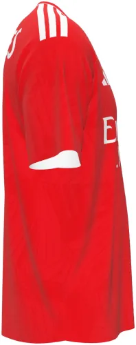 Camisa titular do Benfica 2026 - 2027 vermelha com textura tom sobre tom, frente e costas