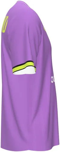 Camisa terceiro uniforme do Borussia Dortmund 2026 - 2027 roxa com punho amarelo, frente e costas
