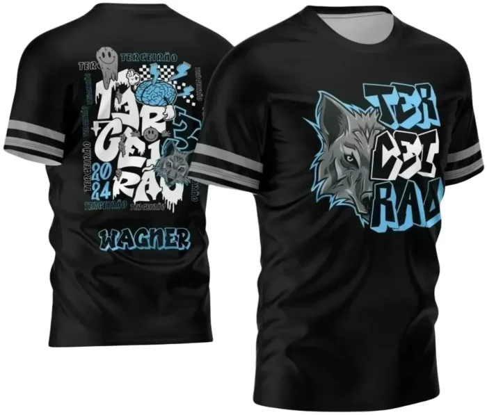 Template para Camisa Terceirão Lobo