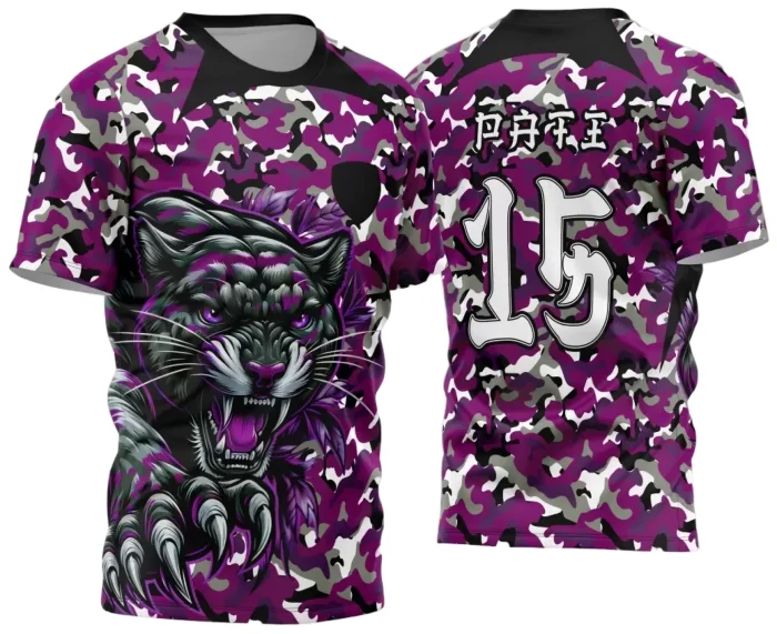 Template Camisa Interclasse 2024 - Pantera Camuflagem Ataque