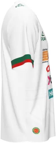 Camisa visitante do MC Alger 2026 - 2027 branca com arcadas mouriscas na barra, frente e costas