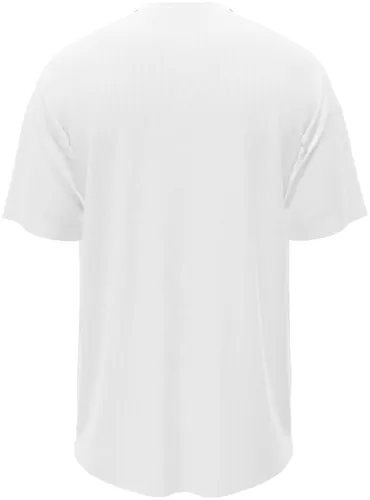 Camisa terceiro uniforme da Noruega 2026 toda branca com escudo em relevo, frente e costas