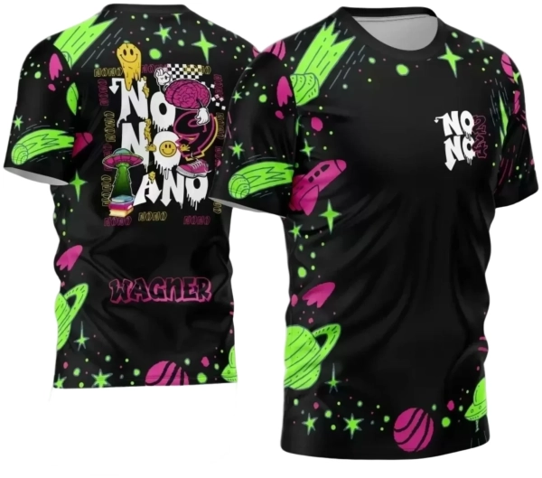 Template para Camisa Nono Ano Alien