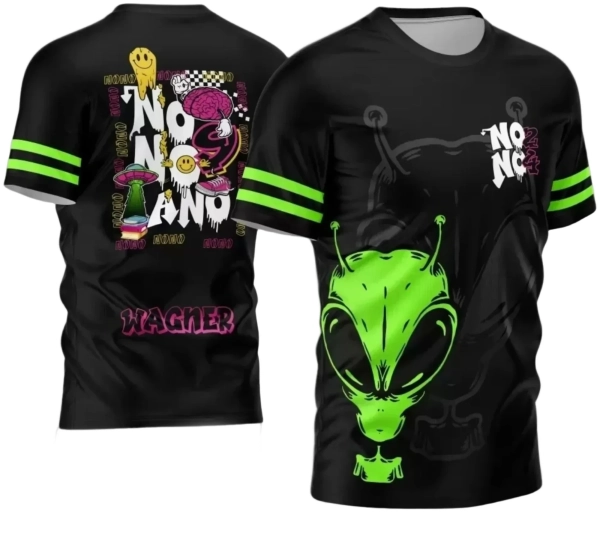 Template para Camisa Nono Ano Alien