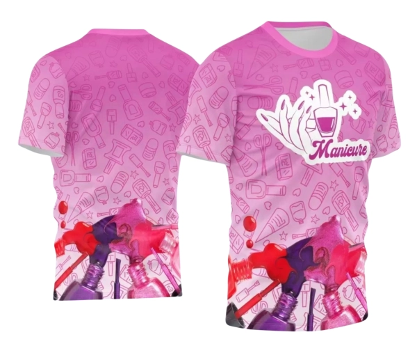 Template Camisa Profissão - Manicure 2024