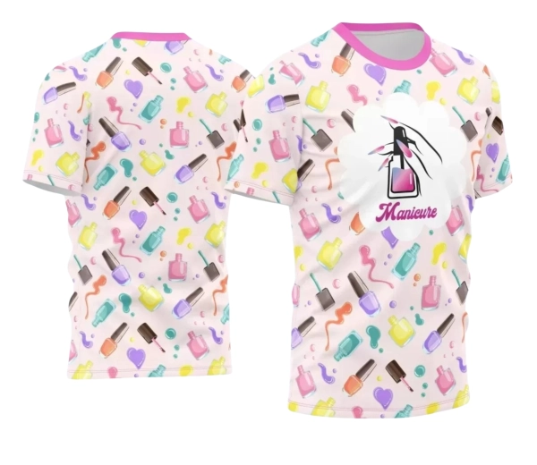 Template Camisa Profissão - Manicure 2024
