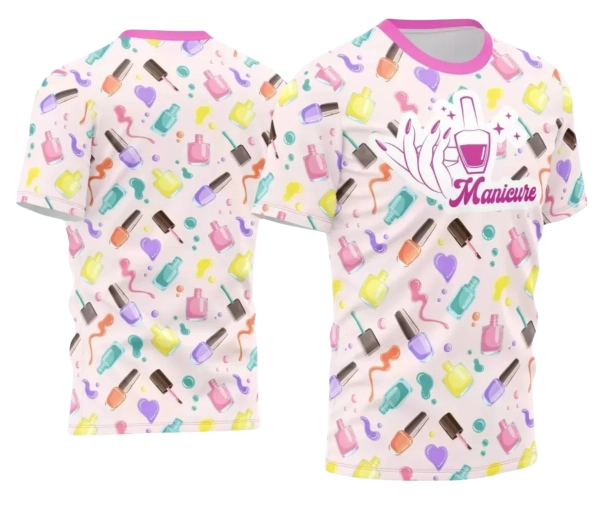 Template Camisa Profissão - Manicure 2024
