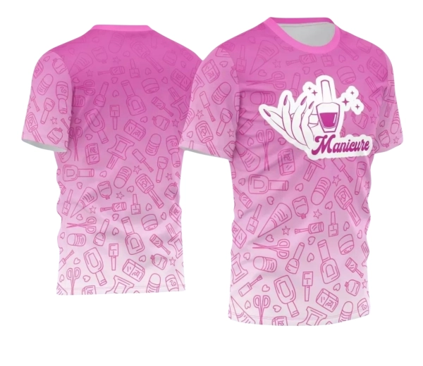 Template Camisa Profissão - Manicure 2024